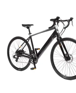 Elektrobicykle Gravel elektrobicykel Olpran e-Gravel 28" 360Wh - model 2026 • dojazd až 90 km šedá/čierna - 17" (155-175 cm)