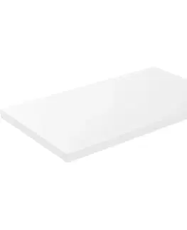 Kúpeľňový nábytok CERANO - Doska pod umývadlo Navira Pro - biela matná - 80x3,6x46 CER-8050BD7604