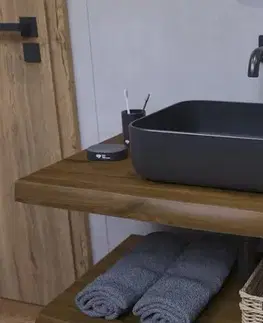 Kúpeľňový nábytok Polica Naturel Wood 60x3x16 cm dub koňak PMDUB60K PMDUB60K