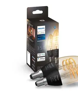 LED osvetlenie SADA 2x LED Stmievateľná žiarovka Philips Hue WHITE AMBIANCE E14/4,6W/230V 8719514411869