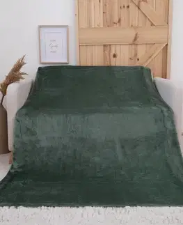 Deky MKLozkoviny.sk Deka mikroplyš Exclusive 150 × 200 cm – Laura olivová