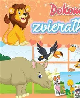 Nalepovačky, vystrihovačky, skladačky Dokonči zvieratká