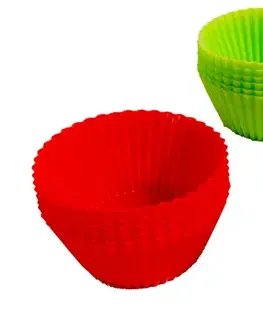 Cukrárenské košíčky MAKRO - Košíčky na muffiny silikón 6ks rôzne farby