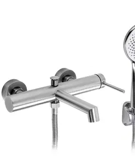 Kúpeľňové batérie REA - Vaňová batéria Foss Nickel Brush REA-B6892