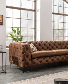 Sedacie súpravy Chesterfield rohová sedacia súprava ZETHOS Dekorhome