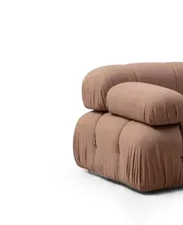 Kreslá Kreslo / Jednomiestna pohovka Bubble L1 - Brown Bouclette