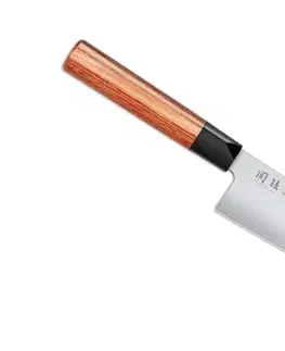Nože do kuchyne Santoku KAI Seki Magoroku Red Wood Santoku kuchynský nôž 17 cm