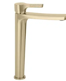 Kúpeľňové batérie REA - Umývadlová batéria PREMIUM Maxim Brush Gold High REA-B8951