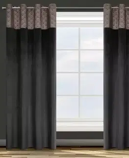 Závesy do spálne Záves AGNES 140X250 na priechodkách 388480
