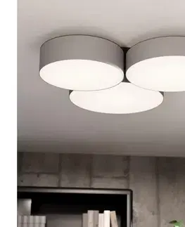 Svietidlá Eglo 900855-LED RGBW Stmievateľné stropné svietidlo BARBANO-Z 3xLED/7,5W/230V šedá 900855