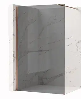 Sprchové dvere REA/S - Sprchová zástena Flexi Grey / Brush Copper 140 KPL-K99380