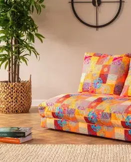 Pohovky a gauče Dvojmiestna rozkladacia pohovka Taida - Patchwork