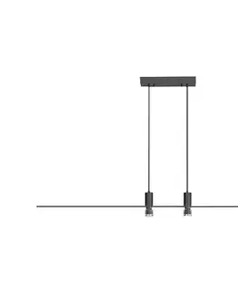 Svietidlá  LED Luster na lanku LED/19W/230V 4000K čierna 10088