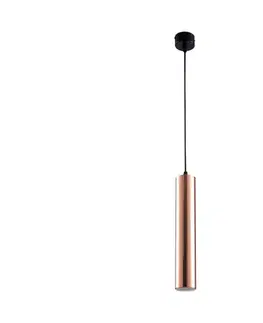 Svietidlá  08306L - Závesný luster PUNTO 1xGU10/9W/230V ružové zlato 08306L