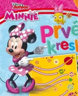 Nalepovačky, vystrihovačky, skladačky Prvé kreslenie - Minnie