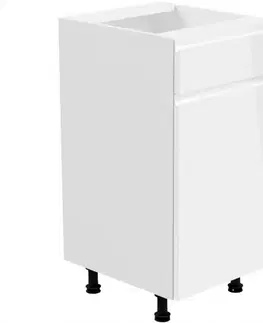 Kuchynské skrinky stojace Kuchynská skrinka Gardena D40S1 P white