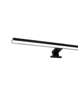 Svietidlá  LED Kúpeľňové osvetlenie zrkadla SAMOS LED/12W/230V 4000K 60 cm IP44 čierna 328595