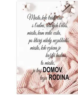 Obrazy s textom Obraz v ráme s textom - Pravidlá