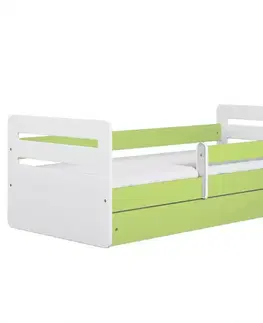 Postele pre dievčatá Detská posteľ Tomi+Sz zelená 80x140