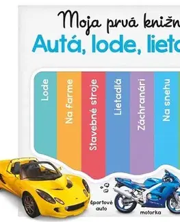 Leporelá, krabičky, puzzle knihy Moja prvá knižnica. Autá, lode, lietadlá - Kolektív autorov
