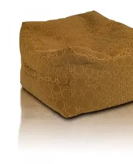 Sedacie vaky a kocky Sedací vak taburetka CUBO Exclusive TiaHome - Modrá