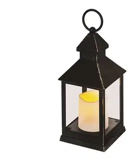Vianočné dekorácie  LED vianočná dekorácia LED/3xAAA čierna DCLV02
