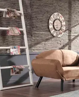 Pohovky a gauče Dvojmiestna rozkladacia pohovka Genzo - Light Brown