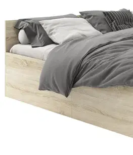 Manželské postele Manželská posteľ 180x200 TEREZKA, dub Sonoma