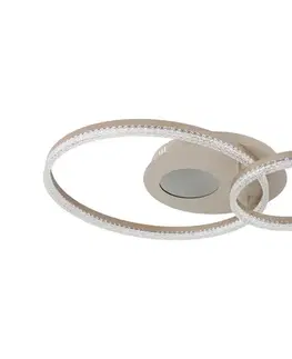 Svietidlá Globo 48480-30 - LED stropné svietidlo SANFORD LED/30W/230V 3000K 70x50 cm béžová 48480-30