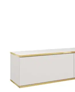 TV stolíky ArtPS TV stolík BIJOU 175 | závesný Farba: Čierny mramor royal
