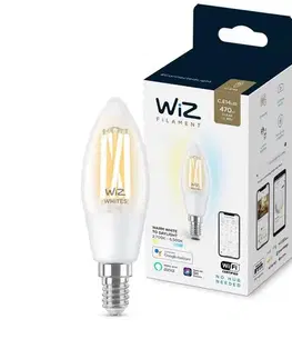 LED osvetlenie LED Stmievateľná žiarovka C35 E14/4,9W/230V 2700-6500K CRI 90 Wi-Fi - WiZ 8718699787196