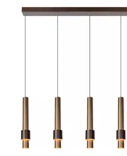 Svietidlá Lucide 24402/30/96 -LED Stmievateľný luster na lanku MARGARY 5xLED/4,2W/230V mosadz 24402/30/96