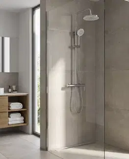 Kúpeľňové batérie REA REA - Sprchový set Foss Clif Brush Nickel REA-P5646