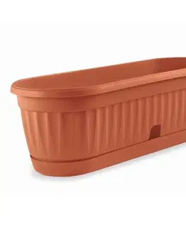 Záhrada Kvetináč Mediteran Lux 32x11,5x8,5h 2lt Terakota T510032
