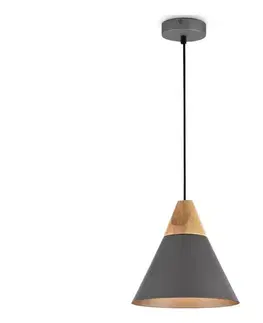 Svietidlá Maytoni P359-PL-220-C-Luster na lanku BICONES 1xE27/60W/230V pr. 22cm šedá/béžová P359-PL-220-C
