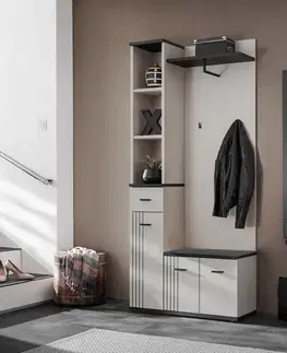 Predsieňový nábytok Predsieňový nábytok Hugo I Cc Hg1 Kašmír/Čierna