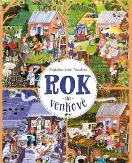 Leporelá, krabičky, puzzle knihy Rok na venkově - Magdalena Koziel-Nowaková