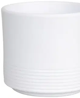 Záhrada Obal Valca Rille 992 14 cm biela
