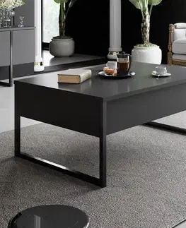 Konferenčné stolíky Konferenčný stolík Luxe - Anthracite, Black