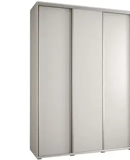 Šatníkové skrine Skriňa 45 Canaris 1 200 biela/silver