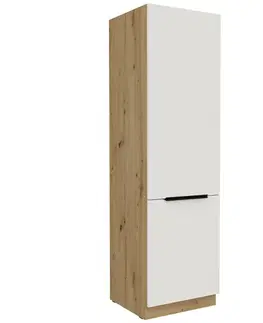 Kuchynské skrinky stojace Kuchynská skrinka Aria-Wh/Ar Anti Fingerprint 60dk-210 2f