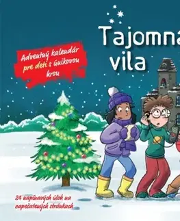 Dobrodružstvo, napätie, western Tajomná vila: Adventný kalendár pre deti s únikovou hrou - Kristin Lückelová,Heidi Försterová