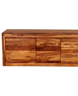 TV stolíky TV stolík Tina s úložným priestorom 160x60x45 indický masív palisander