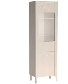 Vitríny v podkrovnom štýle Vitrína Malumi M4 Kašmír