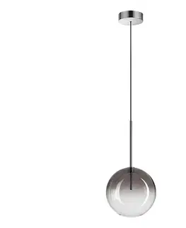 Svietidlá Ideal Lux - LED Luster na lanku EQUINOXE 1xG4/2W/230V pr. 20 cm chróm/dymová 345369
