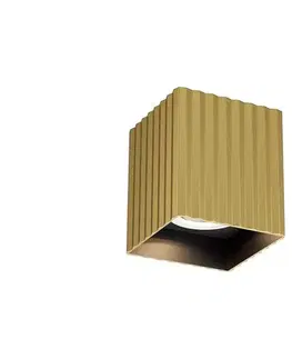 Svietidlá Redo 01-3408 - Bodové svietidlo DELPHI 1xGU10/7W/230V 8,1x8,1 cm zlaté 01-3408