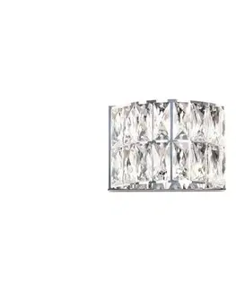 Svietidlá MAXLIGHT W0204 - Nástenné svietidlo DIAMANTE 1xG9/42W/230V chróm W0204