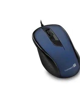 Klávesnice a myši CONNECT IT CMO-1200-BL - Drôtová myš 1000 DPI čierna/modrá CMO-1200-BL