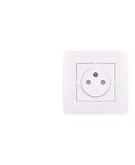 Predlžovacie káble  5B142 − Zásuvka SLIM PUSH, biela 5B142