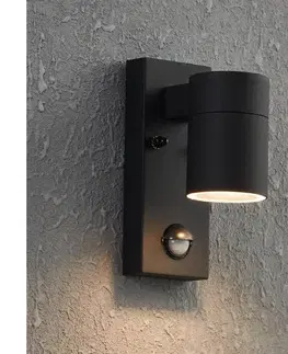 Svietidlá Eglo 99571 - LED Vonkajšie nástenné svietidlo so senzorom RIGA 1xGU10/3W/230V IP44 99571